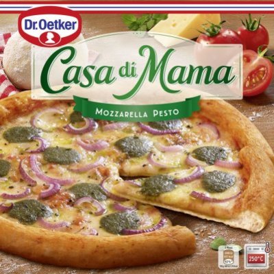 Dr. Oetker Casa di Mama pizza mozzarella pesto